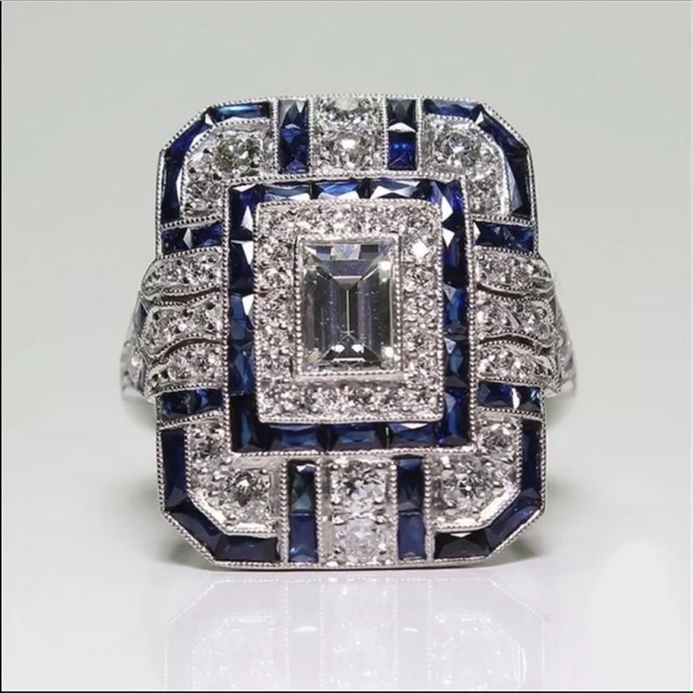 NWT Square Big Luxury ring - Picture 4 of 4